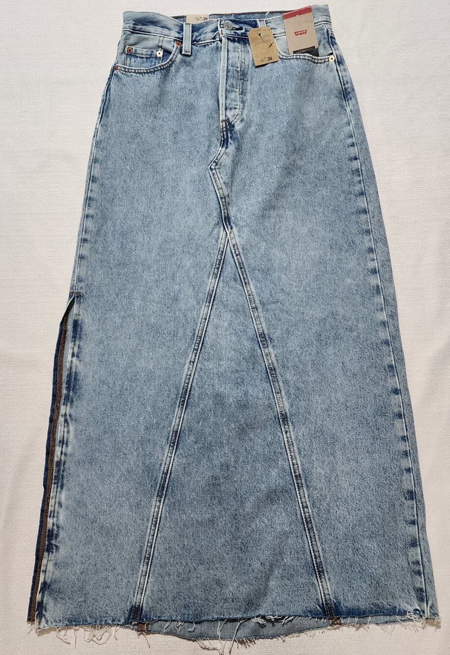 Levi's skirt slide slit waist 26'' button-fly